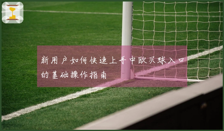 新用户如何快速上手中欧买球入口的基础操作指南