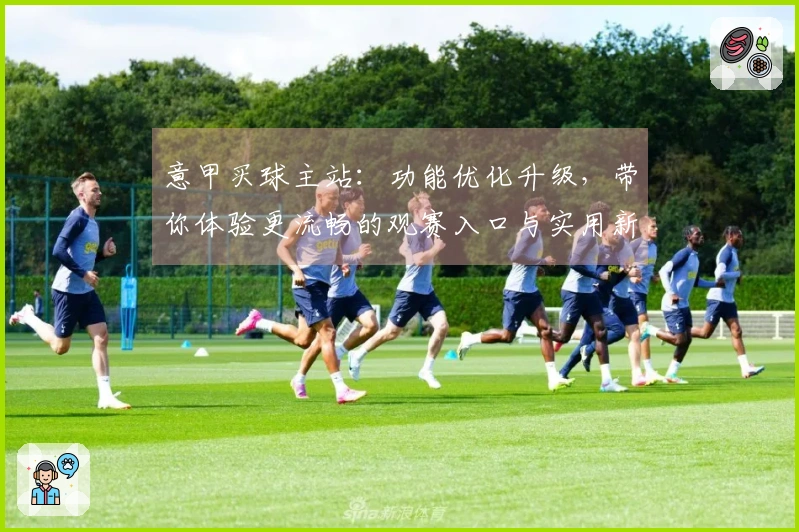 意甲买球主站：功能优化升级，带你体验更流畅的观赛入口与实用新玩法